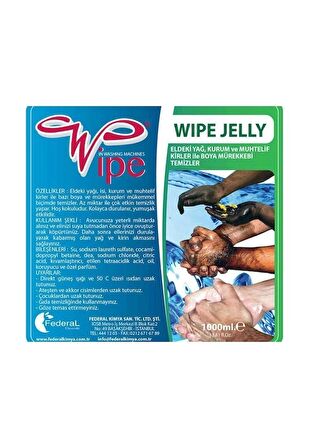 Wipe Jelly Mix Krem Partiküllü El Temizleme Kremi Sıkma 500 Gr