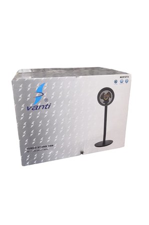 Vanti 10İnç(25cm) Turbo Fan Ayaklı Vantilatör 45W Metal Pervane 4 Hız Kademeli 60 Dakika Zaman Ayarlı KCF273