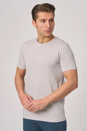 WHİTE STONE  2025-Y  3155  BİSİKLET YAKA TSHIRT    TAŞ