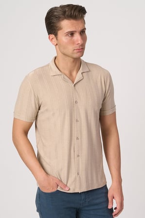 WHİTE STONE  2025-Y  3176-G GÖMLEK- TSHIRT    BEJ