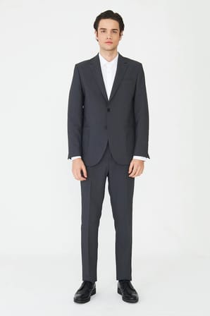 Gri Modern Kesim Slim Fit Premium Takım Elbise