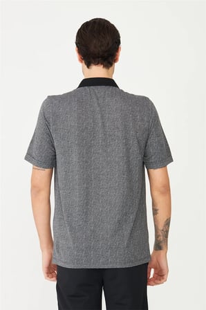 Siyah Polo Yaka T-Shirt 