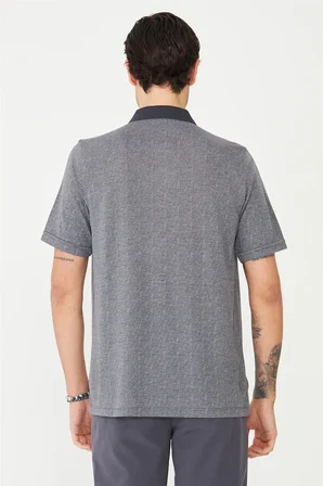 Antrasit Polo Yaka T-Shirt 
