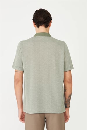 Haki Polo Yaka T-Shirt 