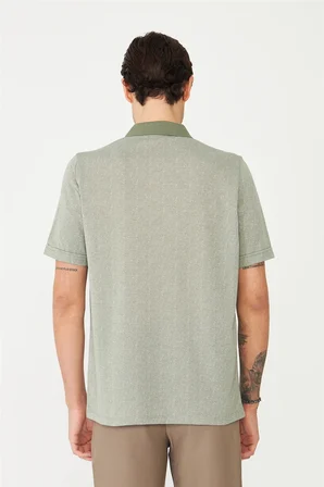 Haki Polo Yaka T-Shirt 