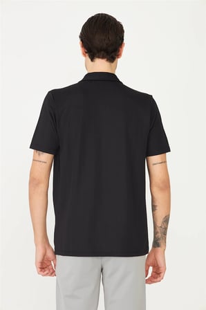 Siyah Gömlek T-Shirt 