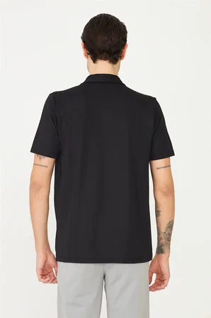 Siyah Gömlek T-Shirt 
