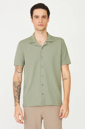 Haki Gömlek T-Shirt 