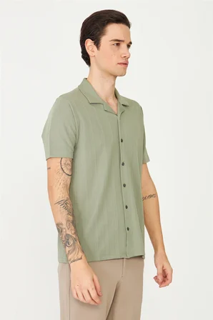 Haki Gömlek T-Shirt 