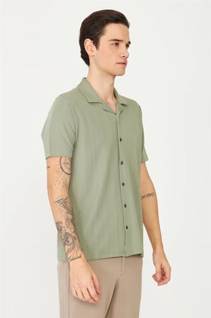 Haki Gömlek T-Shirt 