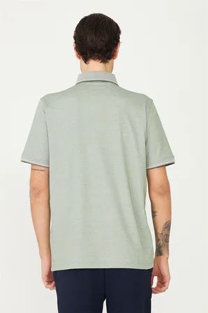 Haki Polo Yaka T-Shirt 