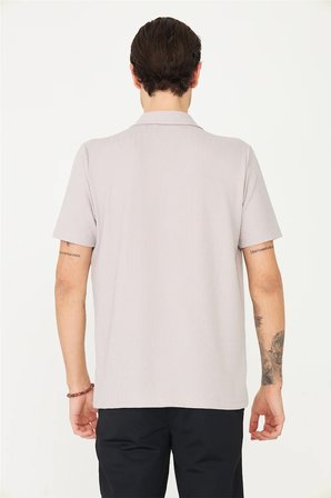 Gri Gömlek T-Shirt 