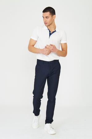 Lacivert Modern Kesim Günlük Kullanım Erkek Spor Pantolon
