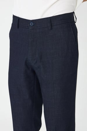 Lacivert Modern Kesim Günlük Kullanım Erkek Spor Pantolon