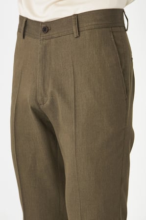 Kahverengi Modern Kesim Günlük Kullanım Erkek Spor Pantolon