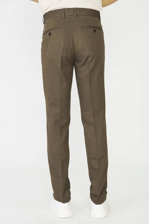 Kahverengi Modern Kesim Günlük Kullanım Erkek Spor Pantolon