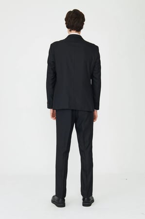 Siyah Modern Kesim Slim Fit Erkek Takım Elbise