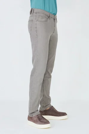 Gri - Haki Erkek Spor Gabardin Pantolon