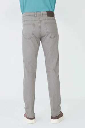 Gri - Haki Erkek Spor Gabardin Pantolon