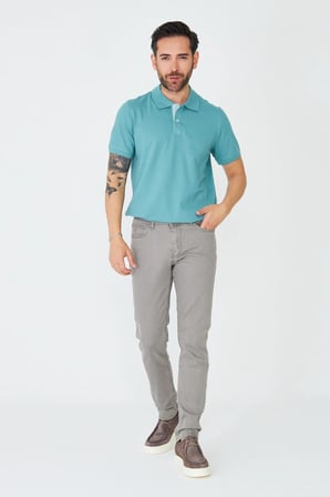 Gri - Haki Erkek Spor Gabardin Pantolon