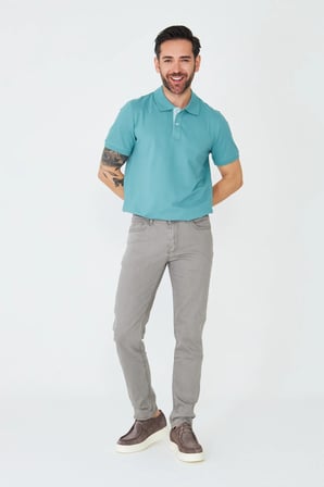 Gri - Haki Erkek Spor Gabardin Pantolon