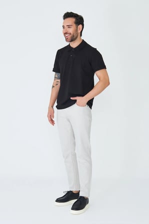 Açık Gri Erkek Gabardin Spor Pantolon