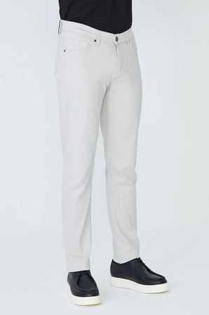 Açık Gri Erkek Gabardin Spor Pantolon