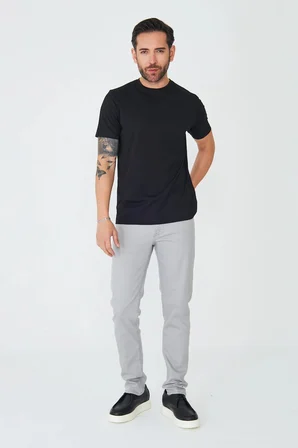 Gri Erkek Gabardin Spor Pantolon
