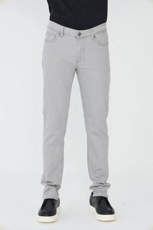Gri Erkek Gabardin Spor Pantolon
