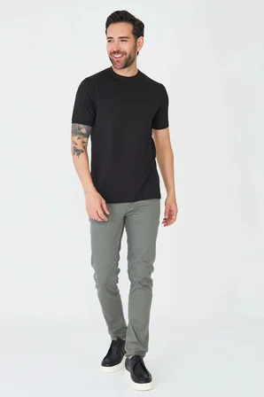 Çağla Yeşili Erkek Spor Gabardin Pantolon