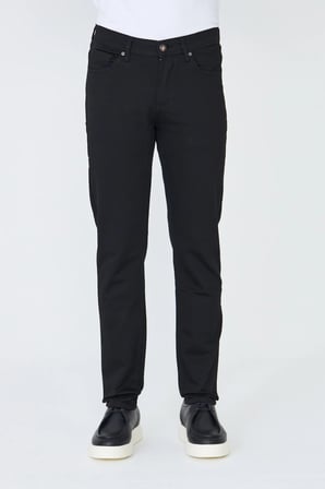 Erkek Siyah Günlük Kot Pantolon