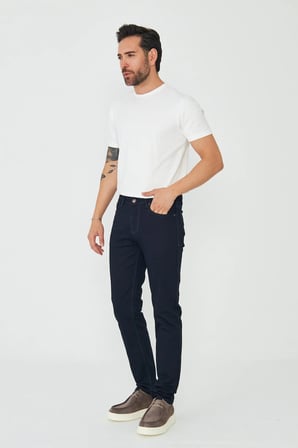 Lacivert Erkek Günlük Kot Pantolon
