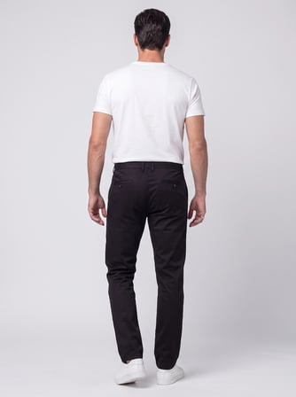 Siyah Dynamic Fit Yandan Lastikli Erkek Jogger Pantolon