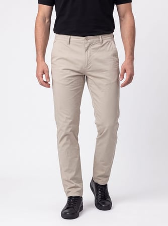 Bej Dynamic Fit Yandan Lastikli Erkek Jogger Pantolon
