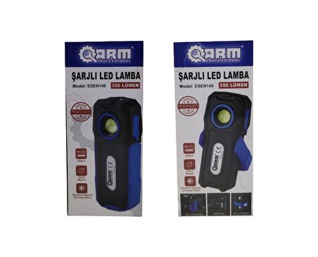 ARM Esen 149 Şarjlı Led Fener Power Bank 350 Lümen 