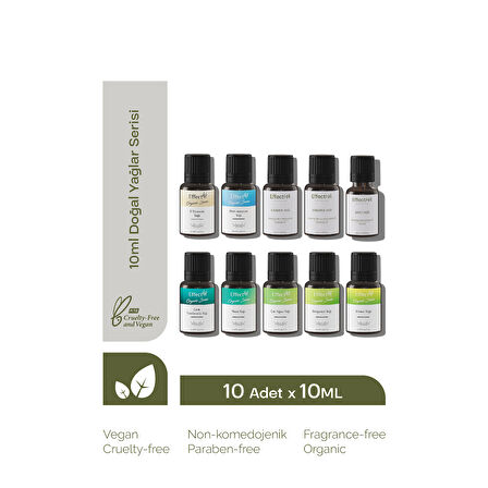 EffectHA 10 ML Doğal Yağlar Serisi Avantajlı Set