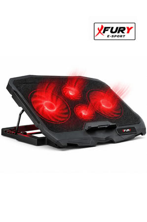 Fury E-Sport Laptop Soğutucu 4 Fanlı Ayarlanabilir Dizüstü Bilgisayar Soğutma Fanı