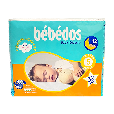 Bebedos Junior Bebek Bezi No.5 32'li Paket