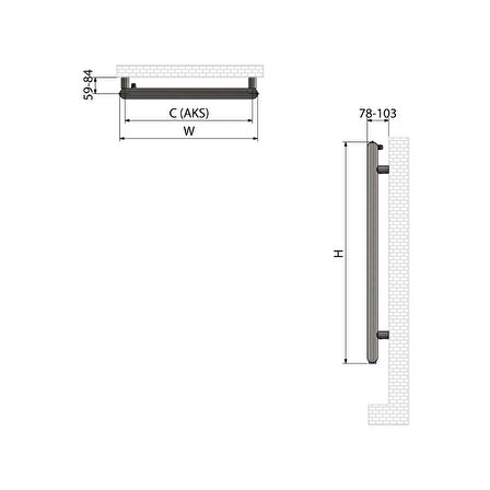 800x500mm Trendy Paslanmaz Çelik Parlak Bronze Havlupan