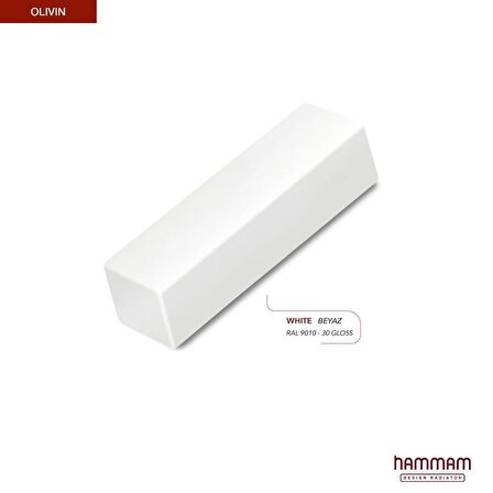 1200x500mm Olivin Paslanmaz Çelik Beyaz Havlupan