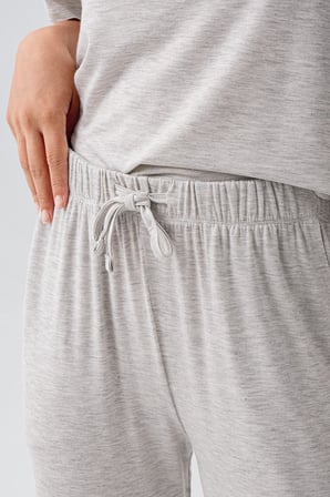 Kısa Kollu Esnek Viskoz Pijama Takım 18215