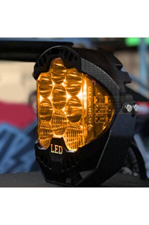 6.5" Baja Style Shooter Offroad Projektör Turuncu Led Lamba Uyumlu