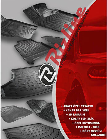 Rizline Chevroelt Captvia 2006-2018 3D Havuzlu Paspas Bej