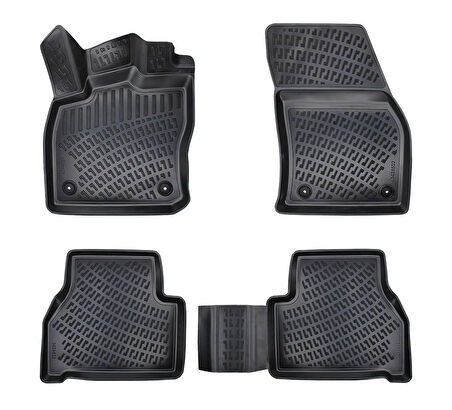 Rizline  Vw caddy 3d havuzlu paspas 2020+ Rizline