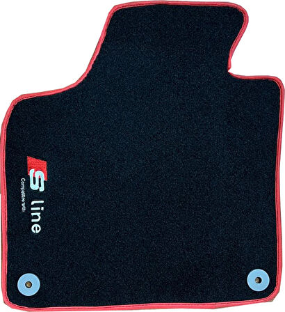 Rizline Audi A3 S-LİNE 2003-2012 Halı Paspas Siyah