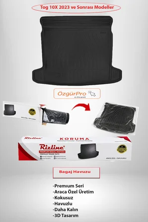 Rizline Premium Tog T10X 2023 ve  Sonrası  Bagaj Havuzu Kokusuz