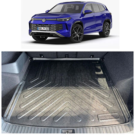 Rizline Volkswagen Tayron 2024 Ve Sonrası  Üst Kademe 3D Bagaj Havuzu