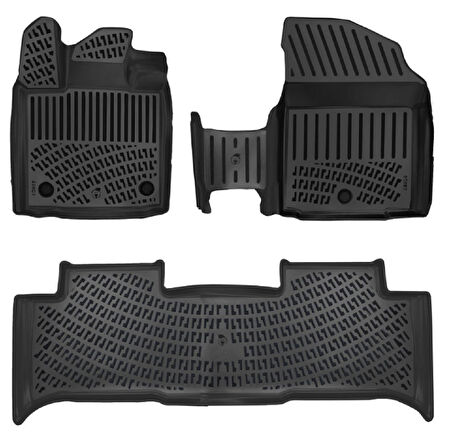 Rizline Togg T10F 2025 Sonrası  UYUMLU 3D Havuzlu Paspas