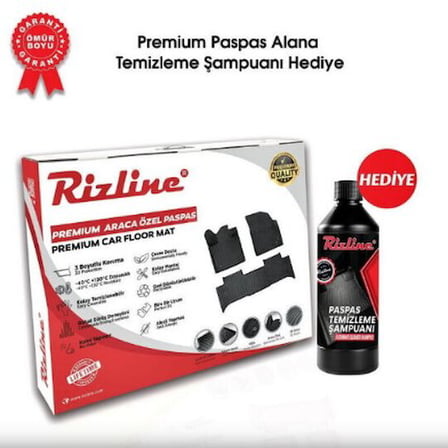 Rizline Premium Peugeot 3008 2024 Sonrası Uyumlu Paspas | 1.6 Plug-in Hybrid