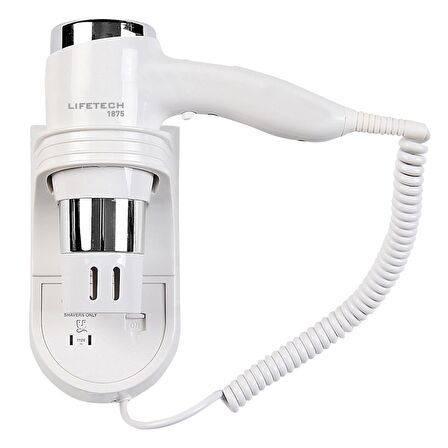 Lıfetech Tıraş Prizli Fön Makinesi 1875 W Beyaz 